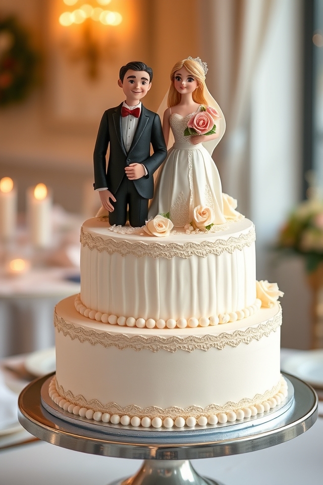 custom edible couple figurines