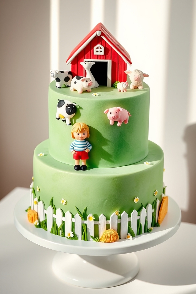 cute cocomelon farm display