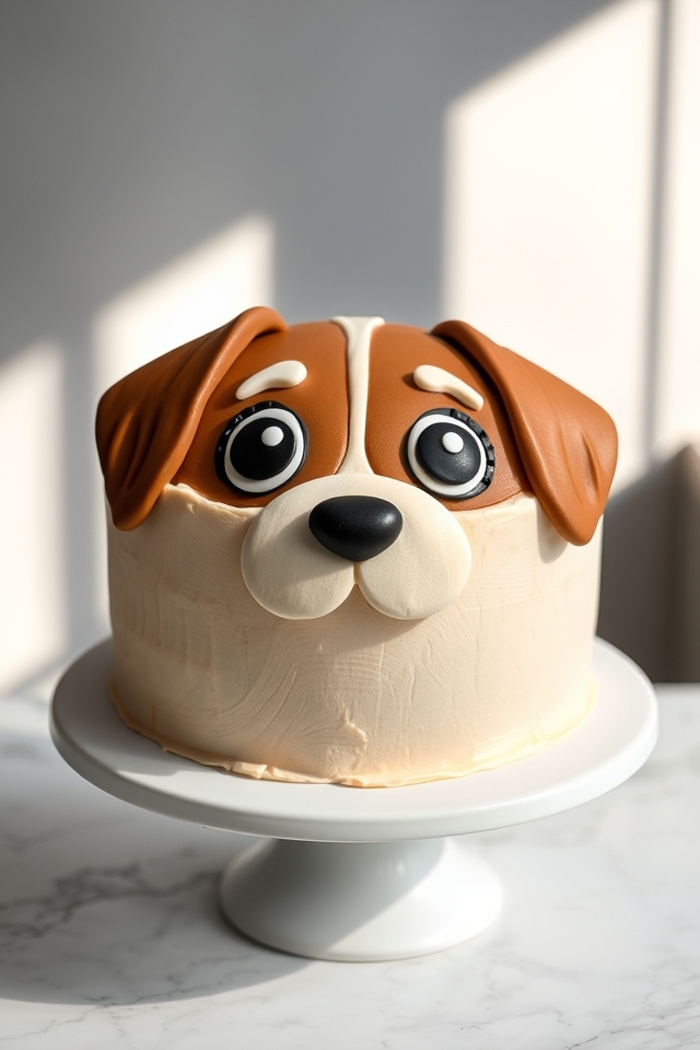 cute puppy face details