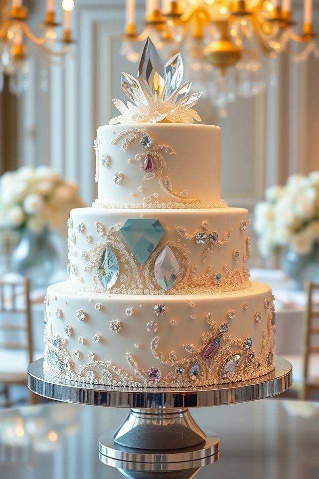 dazzling edible crystal masterpiece