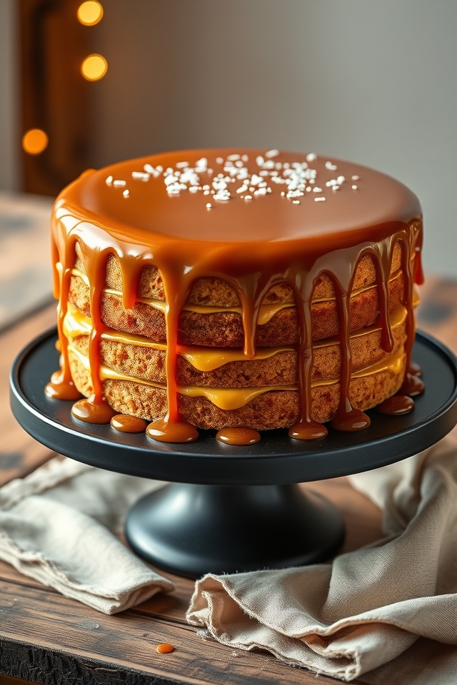 decadent caramel sponge indulgence