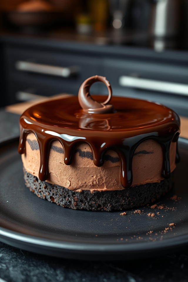 decadent chocolate fudge cheesecake