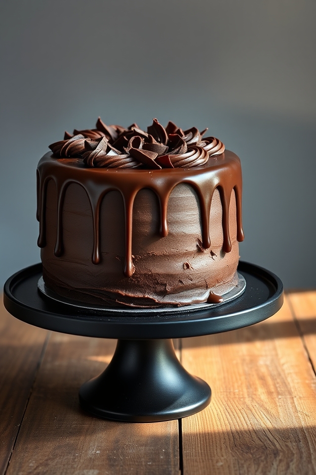 decadent chocolate ganache cake