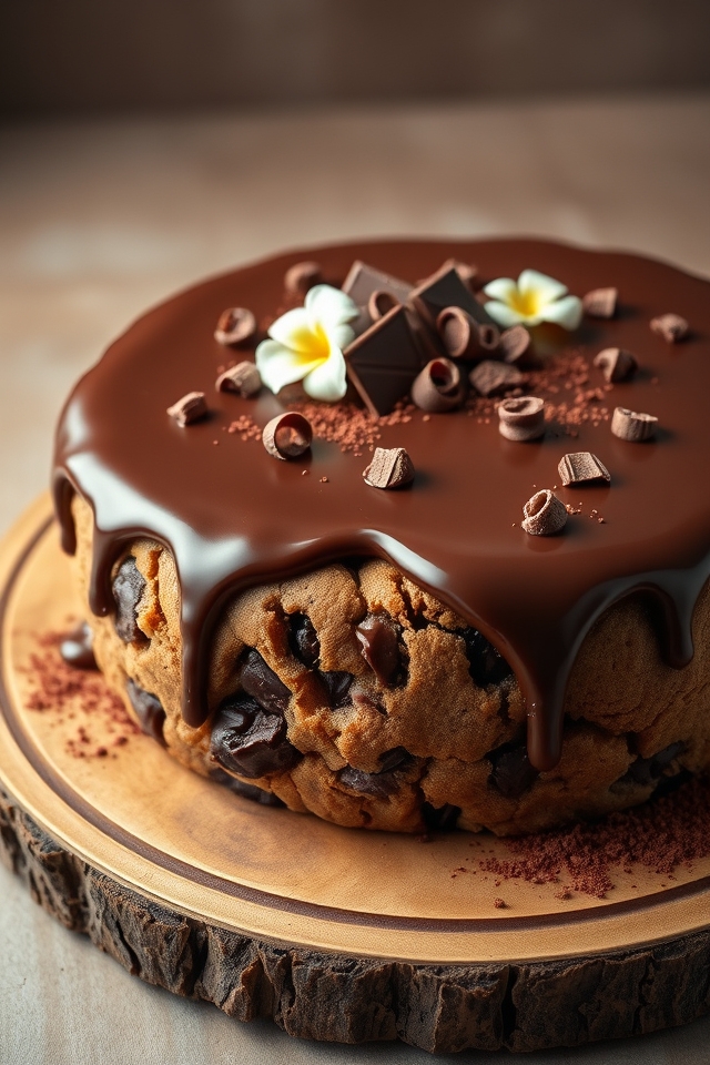 decadent double chocolate indulgence