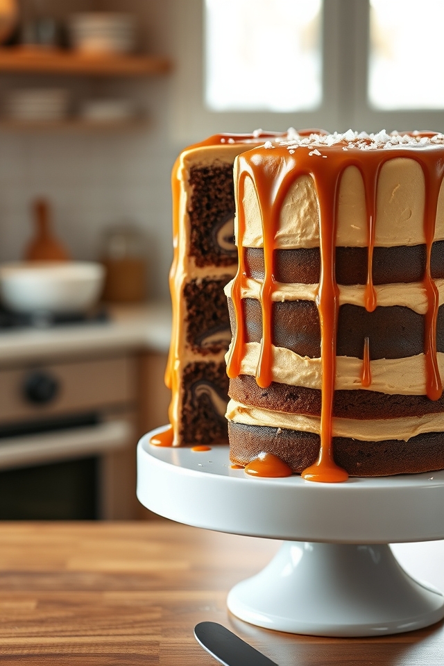 decadent salted caramel swirl