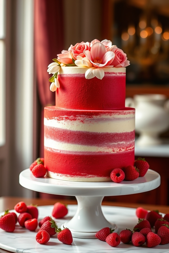 deep red velvety cocoa delight