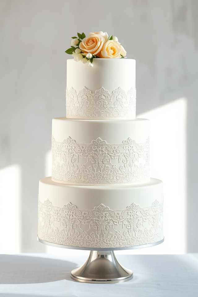 delicate edible lace patterns
