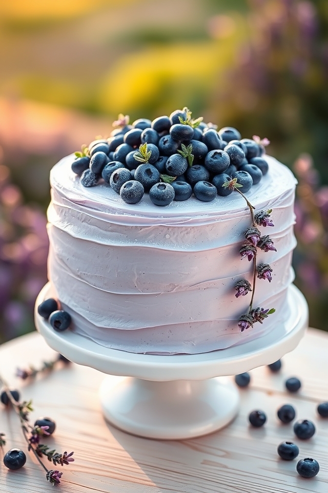 delicate floral blueberry infusion