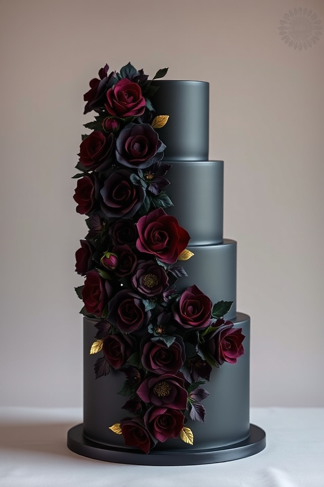 dramatic dark bloom design