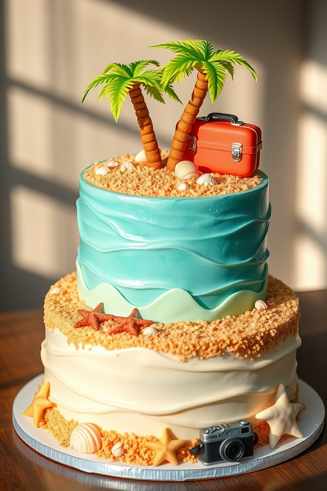dreamy bestie destination cake