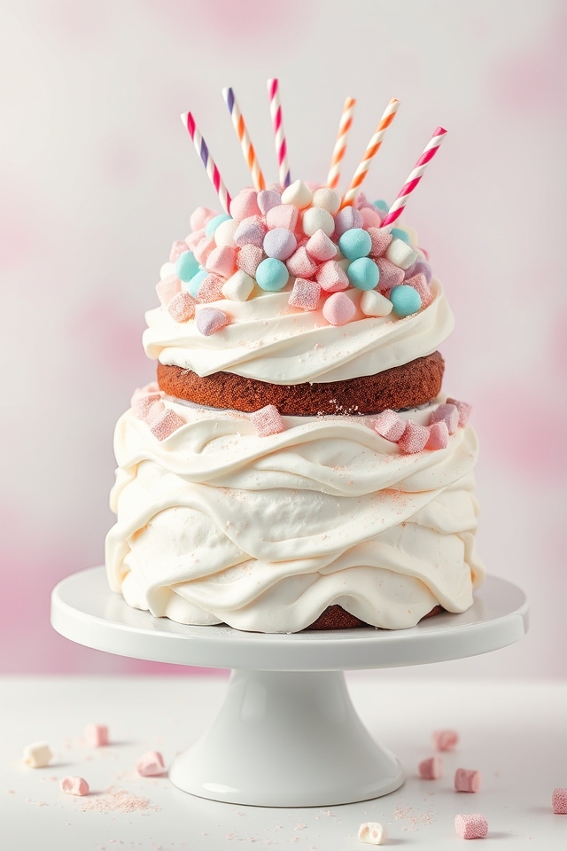 dreamy fluffy marshmallow cake