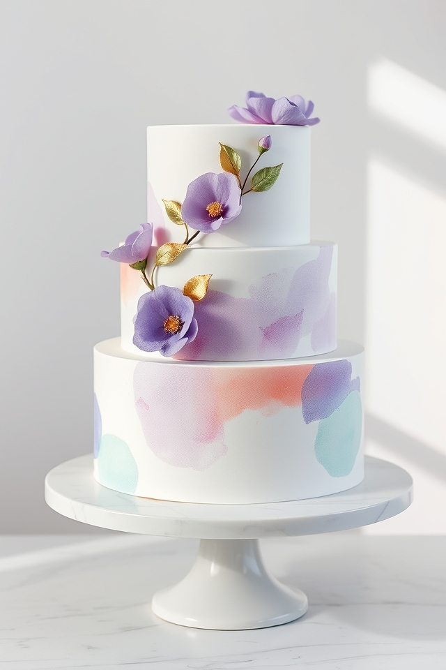 dreamy hand painted blended hues