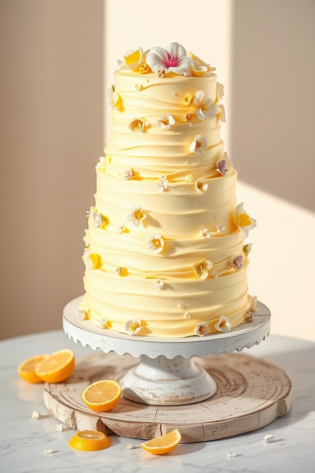 dreamy light lemon chiffon