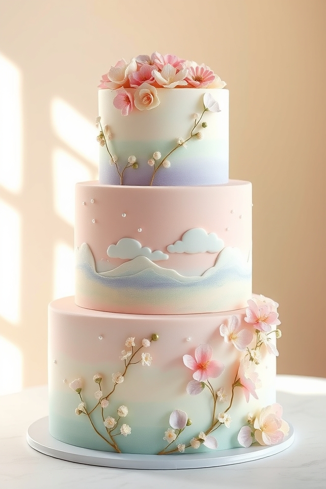 dreamy pastel whimsical cakes