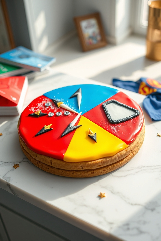 dynamic superhero icing blast