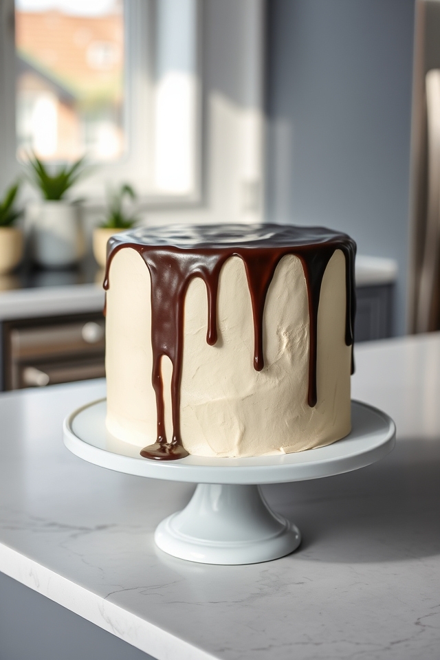 easy chocolate drip technique