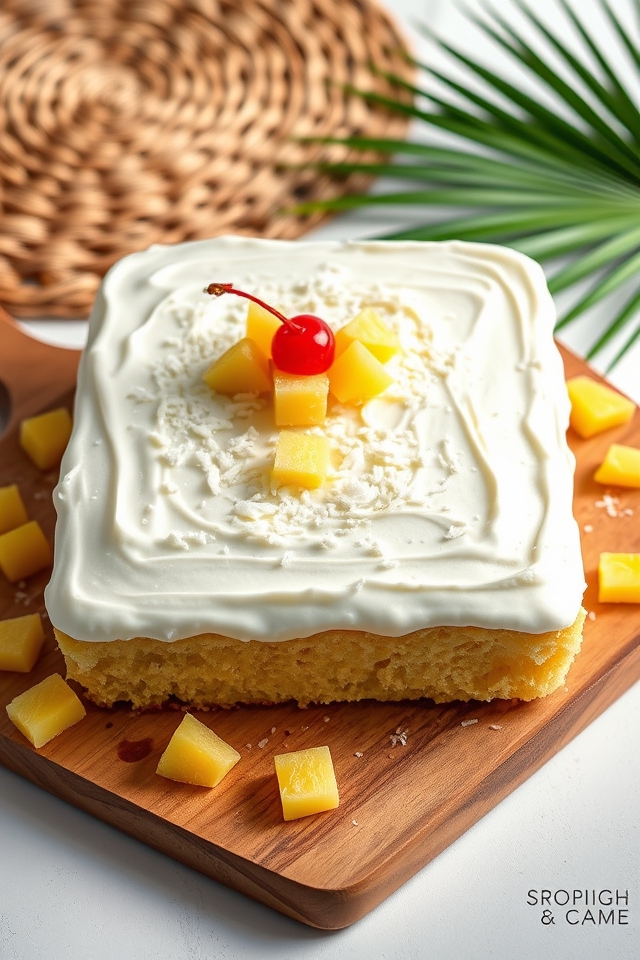 easy pineapple coconut cake