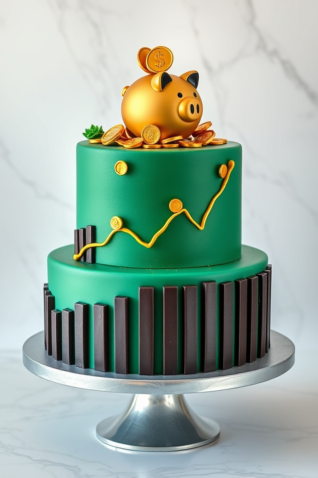 edible charts symbolizing prosperity