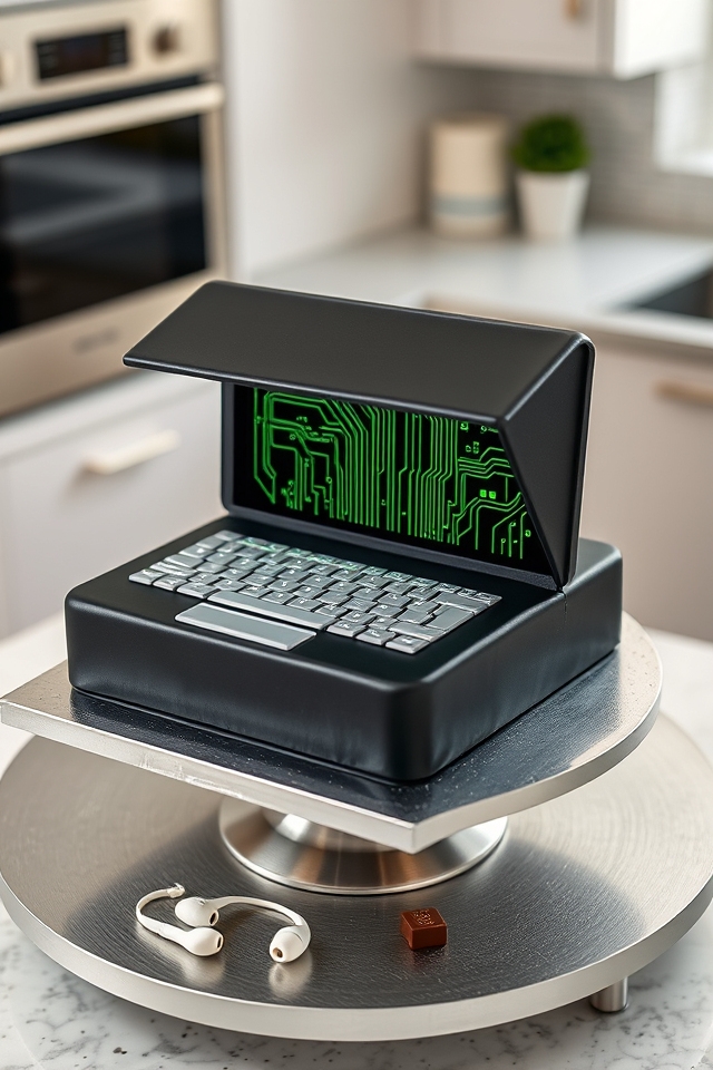 edible tech gadget cakes