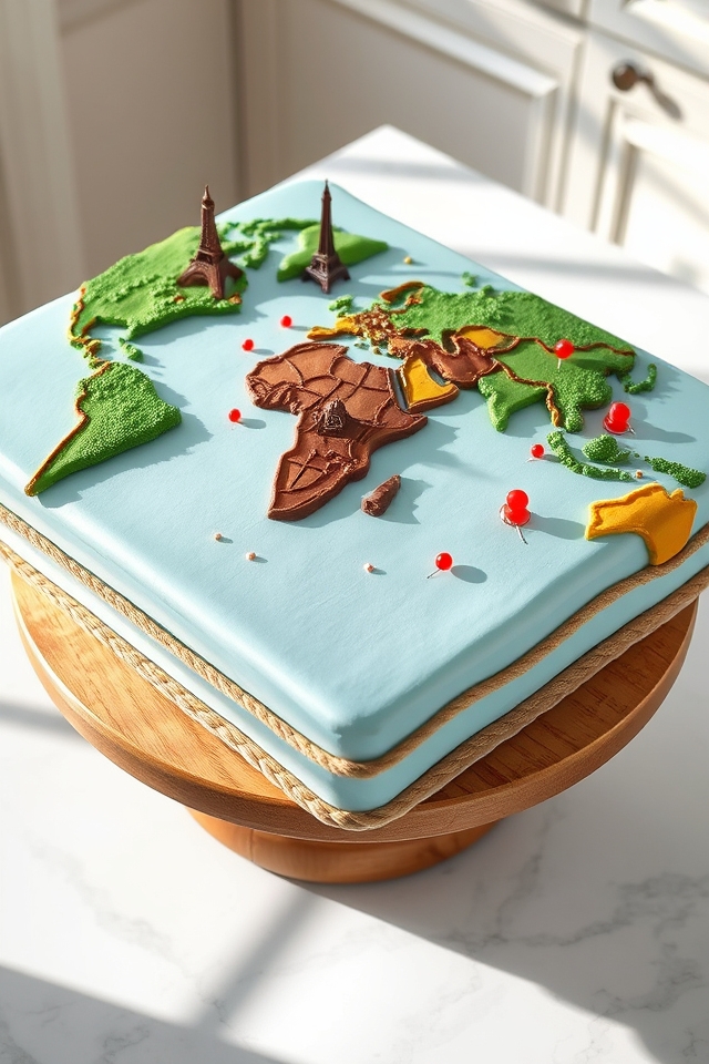 edible travel adventure map