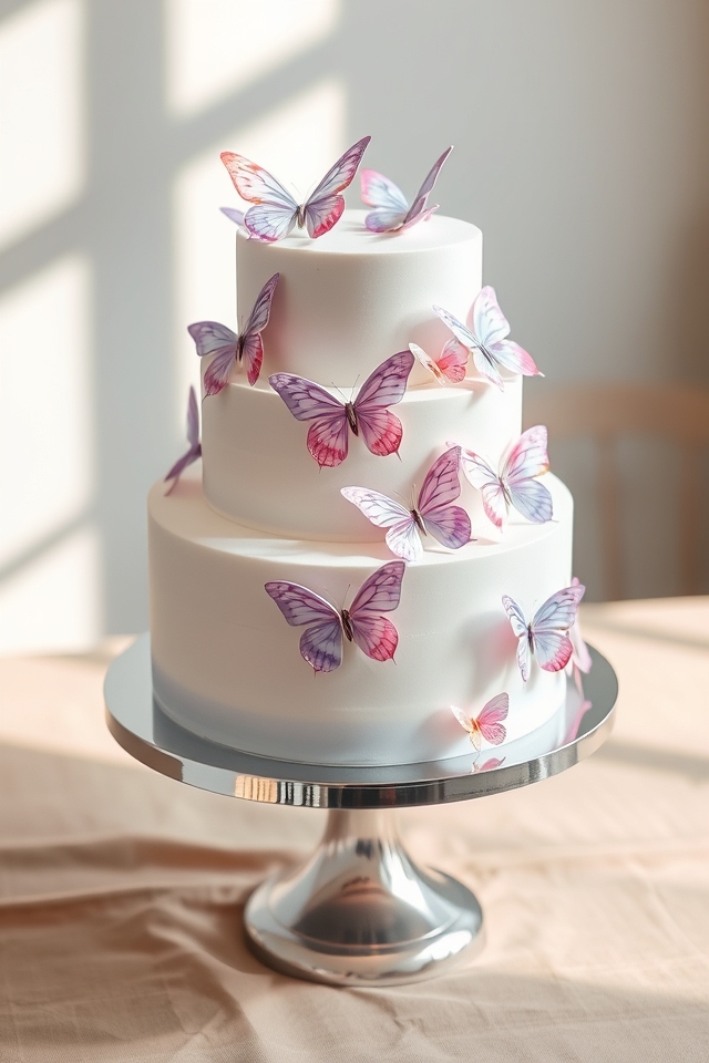 edible watercolor butterfly masterpieces