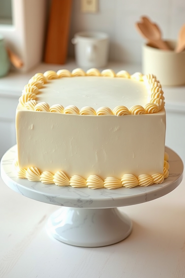 elegant buttercream border designs