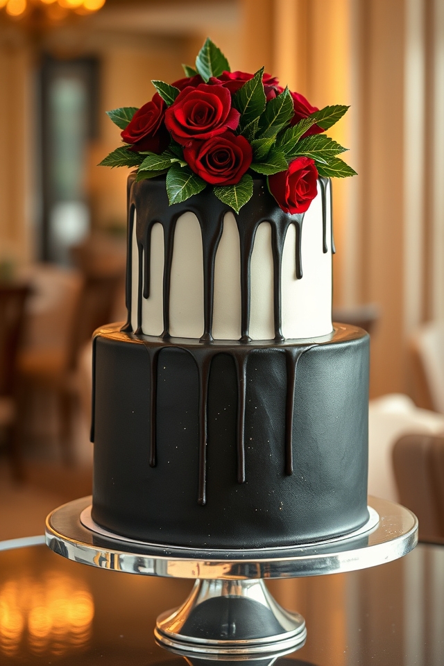 elegant cascading drip design