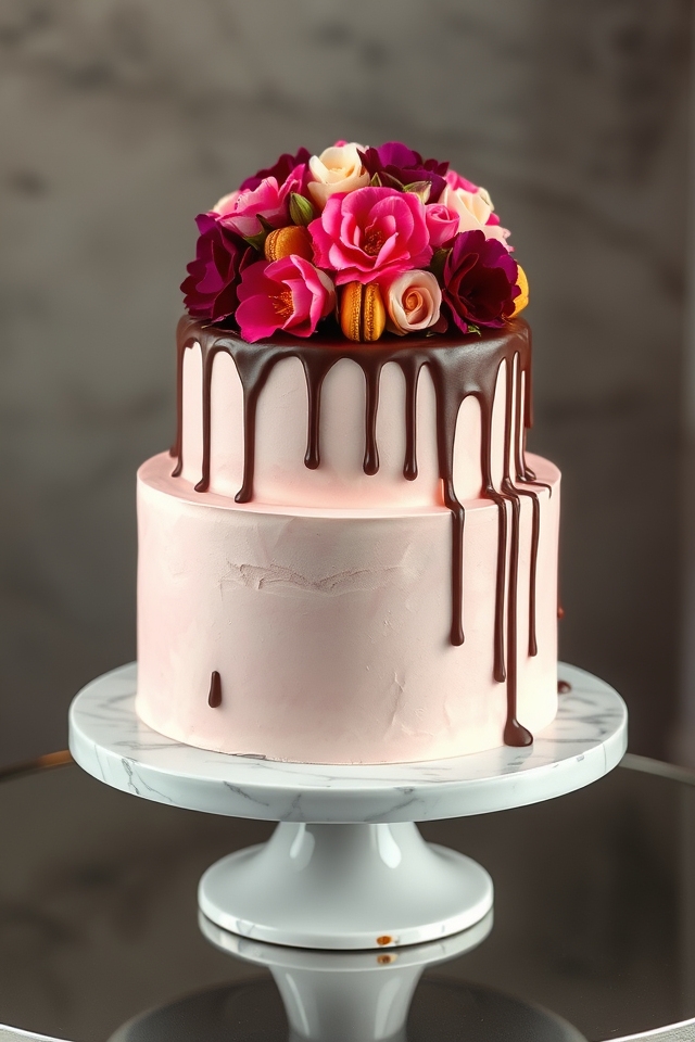 elegant cascading drip design