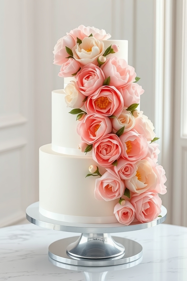 elegant lush peony layers