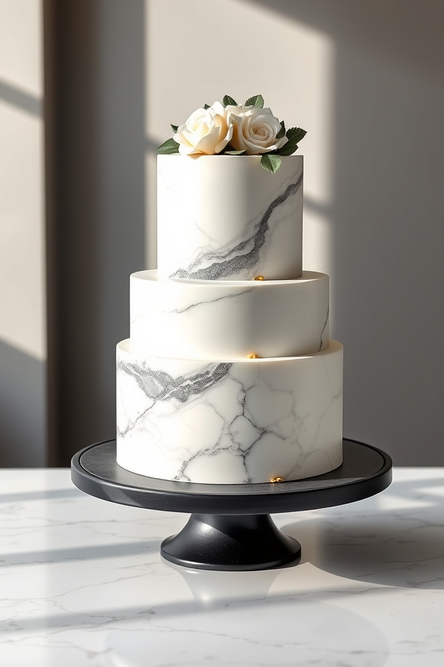 elegant marble vein design