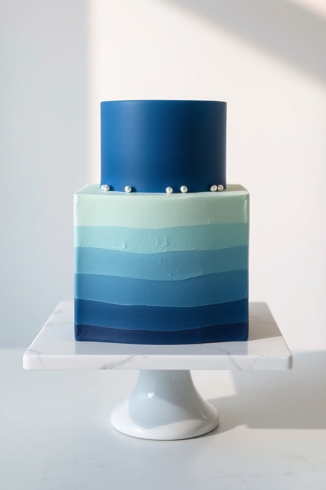 elegant ombre square gradients