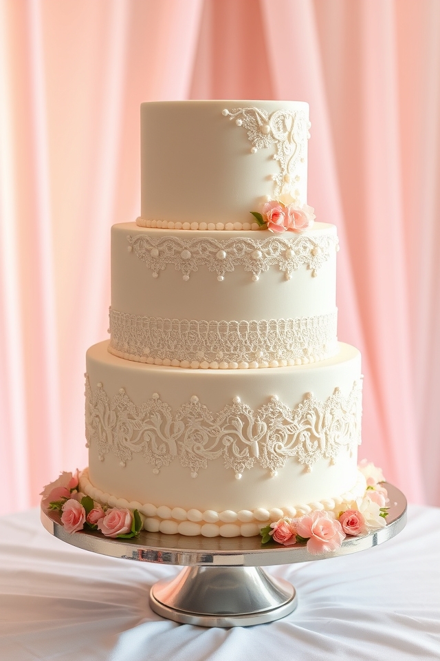 elegant romantic lace detailing