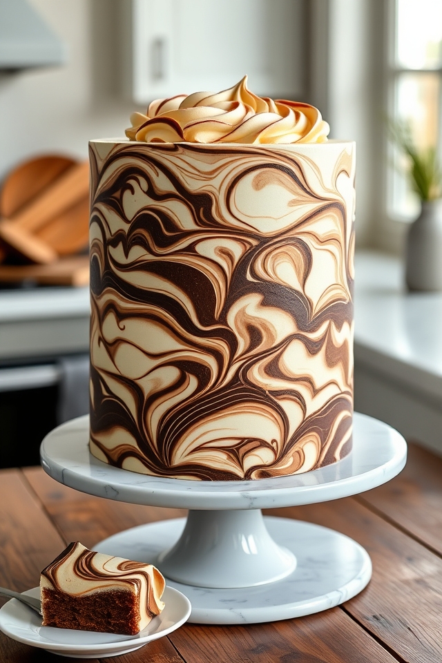 elegant swirling color blend
