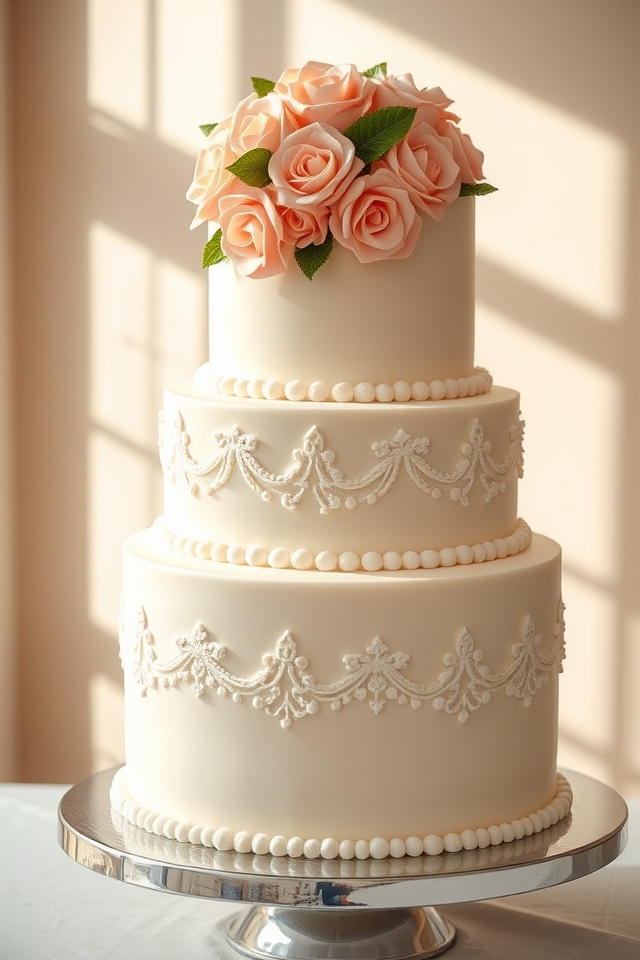 elegant tiered cake masterpiece