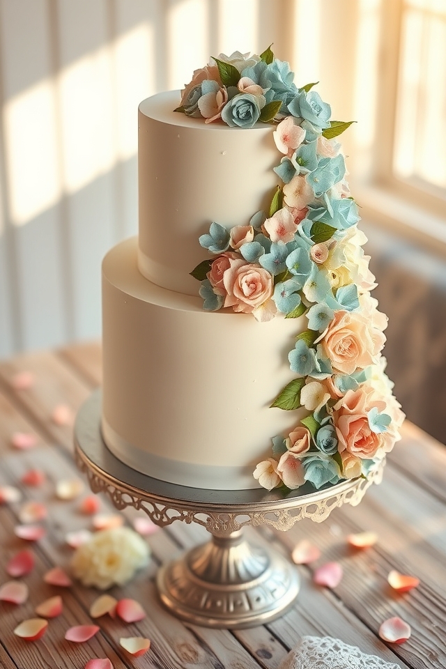 elegant vintage hydrangea clusters