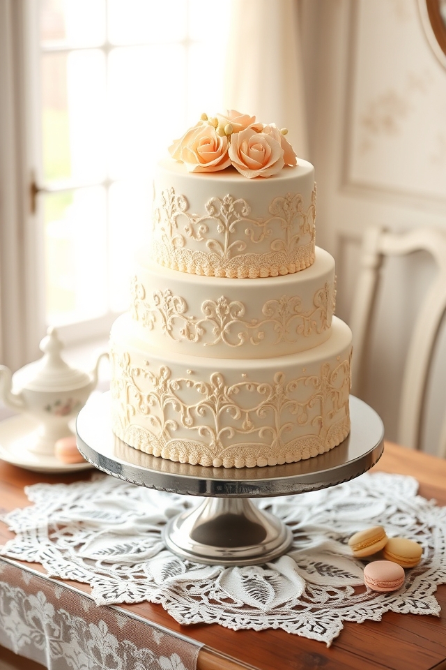 elegant vintage lace masterpiece