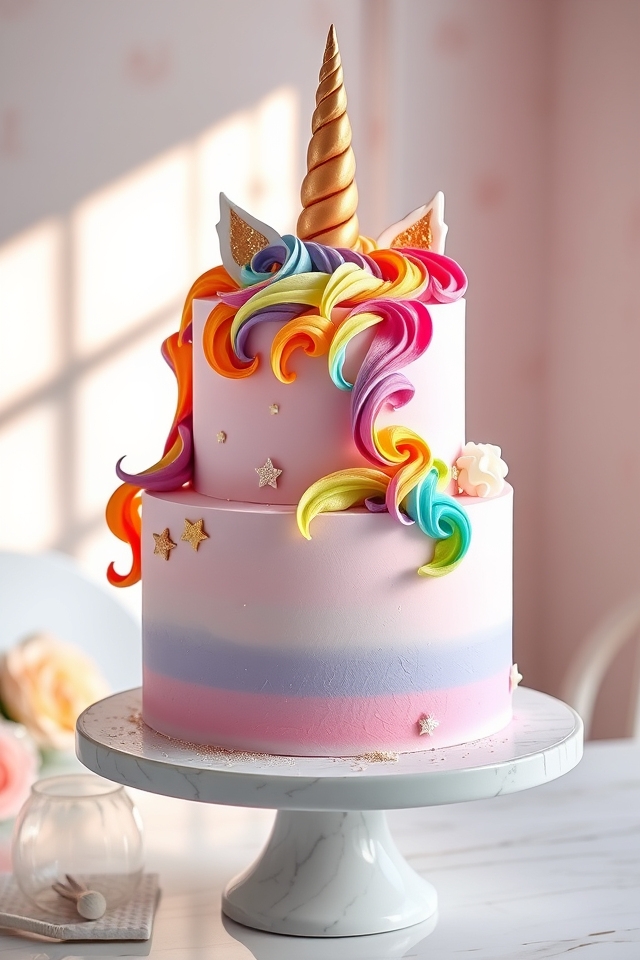 enchanted unicorn rainbow delight