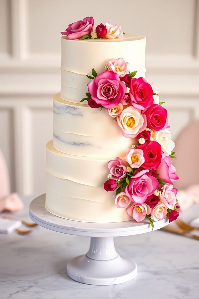 enchanting floral cascade masterpiece