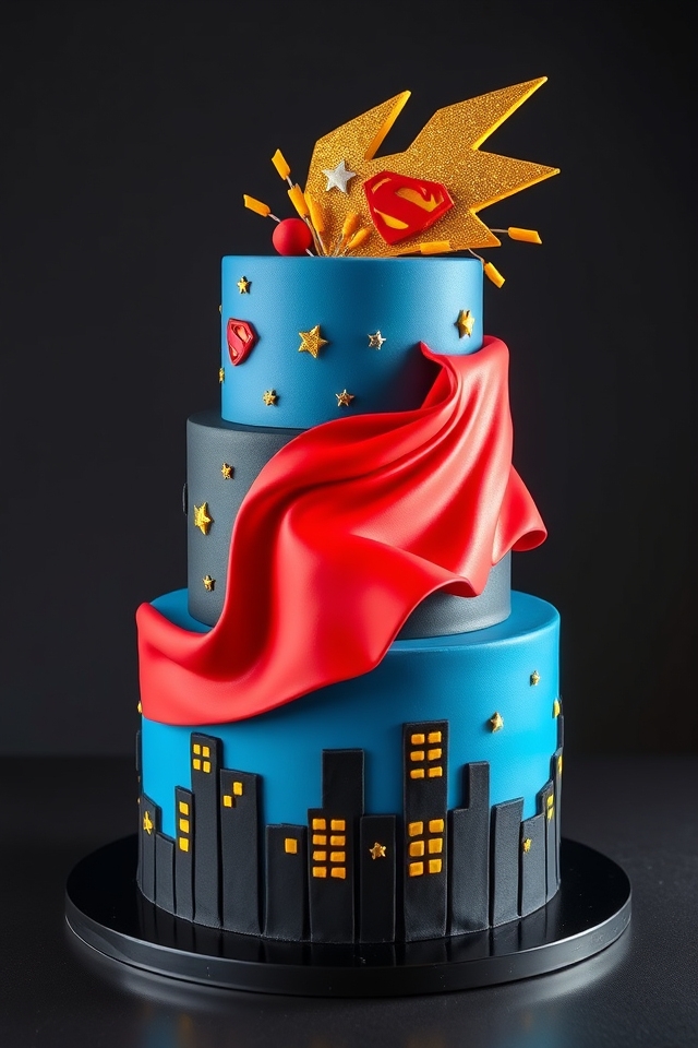 epic superhero power cake