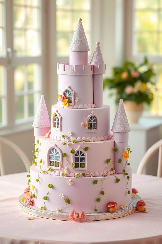 fairy tale castle cake