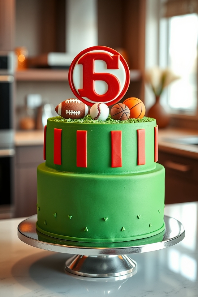 favorite sports team cake
