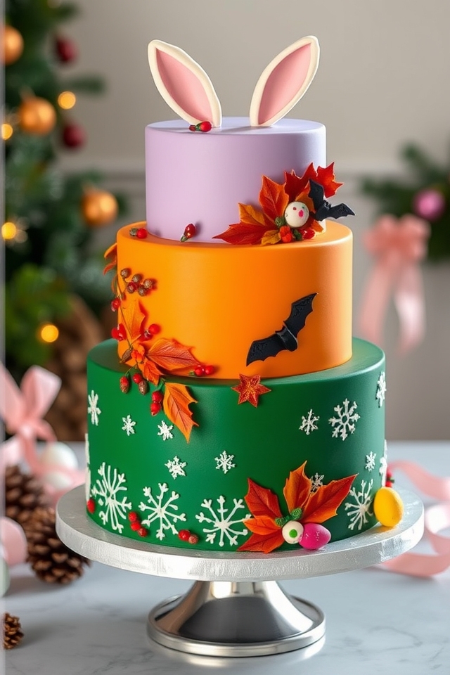 festive seasonal cake designs