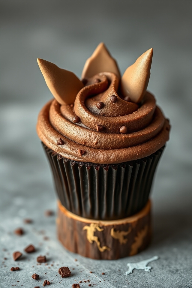 fierce carnotaurus cupcake treats
