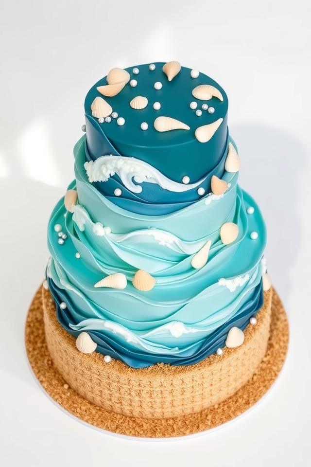 flowing ocean wave designs