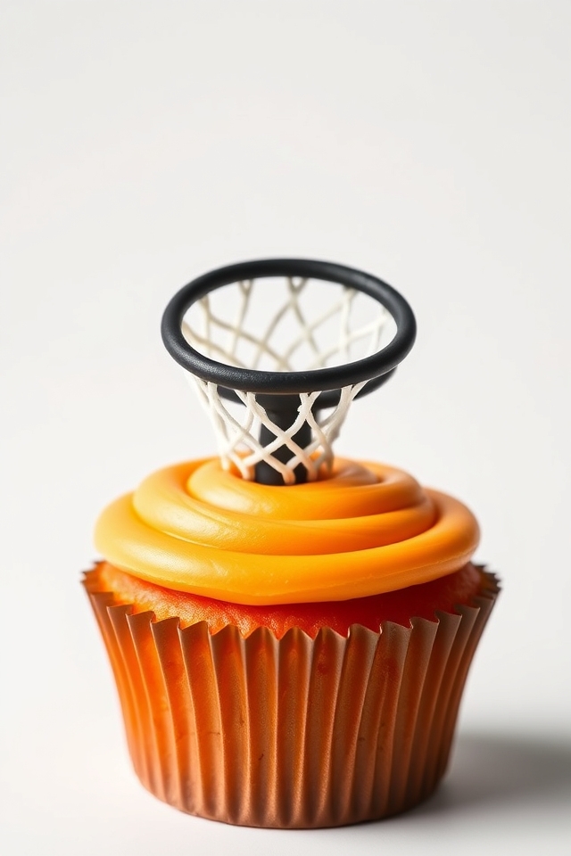 fondant basketball hoop design