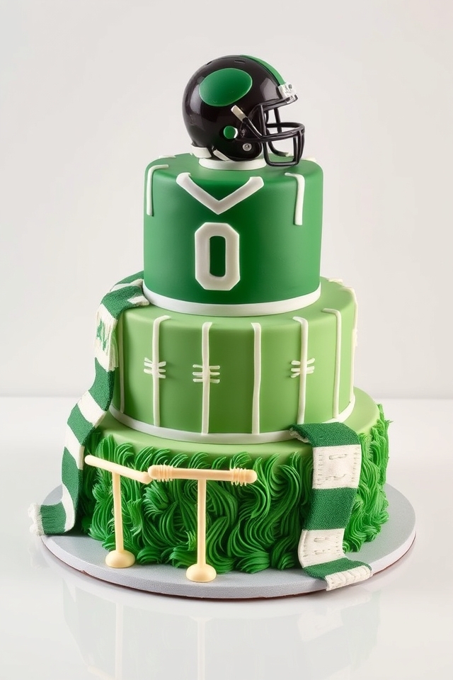 football fan gear cakes