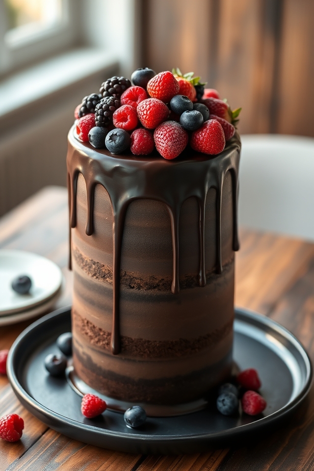 fresh berries chocolate fusion