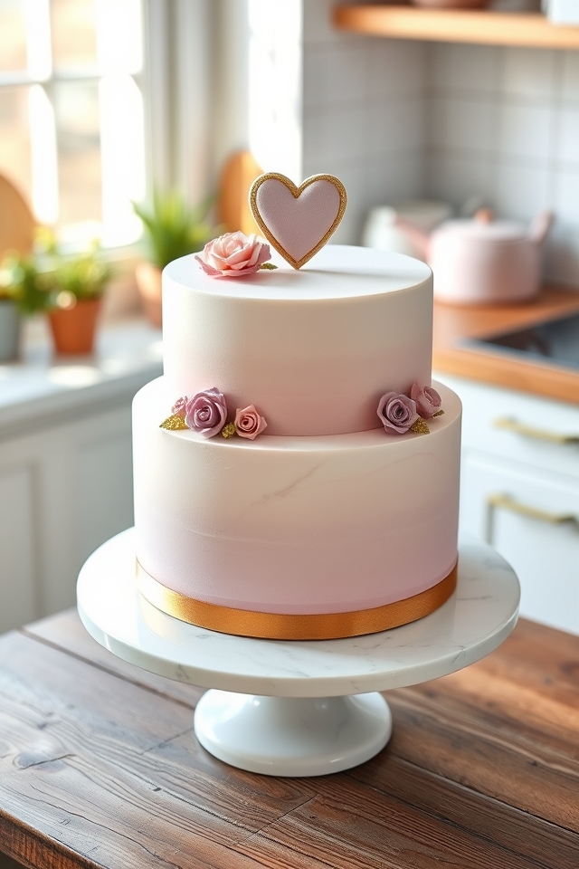 friendship quote on cake