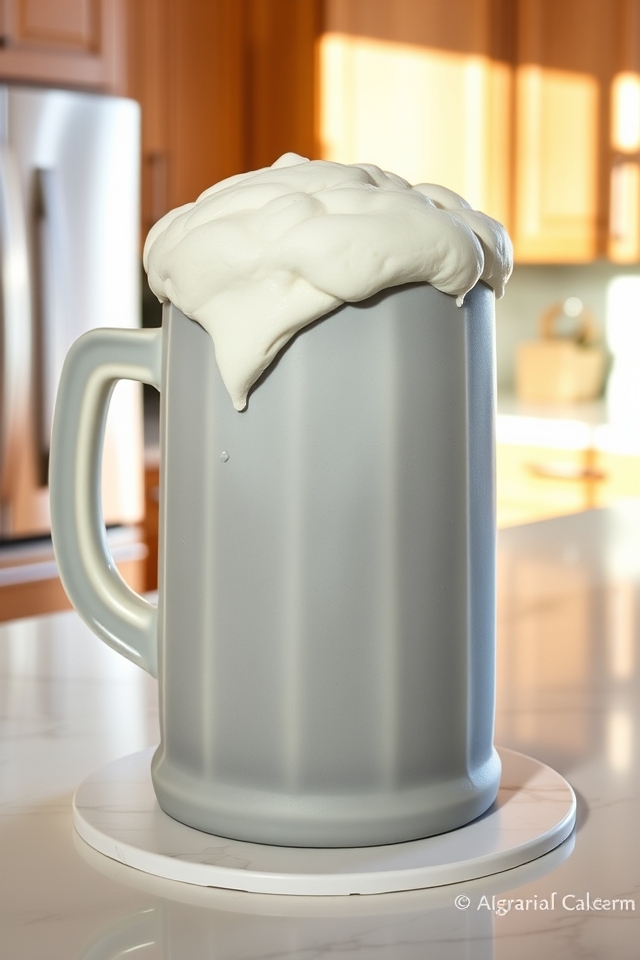 frosty beer mug cake