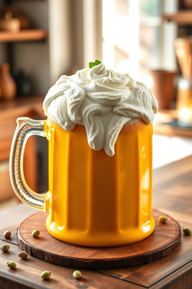 frosty beer mug cake